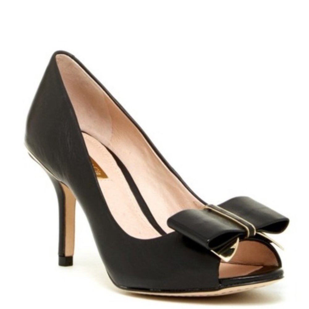 Louise et Cie Lo-Nadia Black Aspen Calf Heels